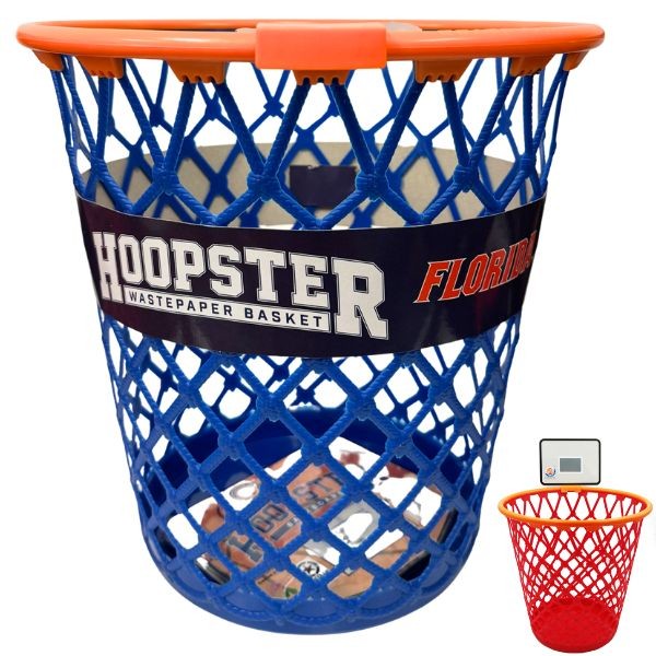 Florida Gators Hoopster - Team Color Hoop Look Waste Basket - 7 For $35.00 - Florida Gators