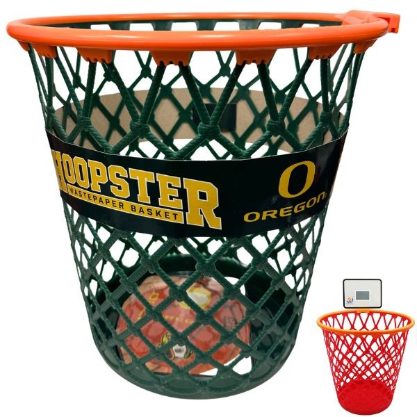 Oregon Ducks Hoopster - Team Color Hoop Look Waste Basket - 7 For $35.00 - Oregon Ducks