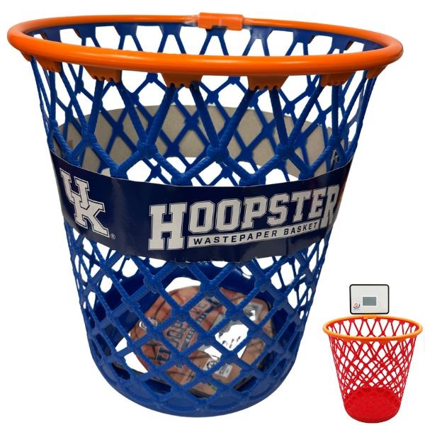 University Of Kentucky Hoopster - Team Color Hoop Look Waste Basket - 7 For $35.00 - Kentucky