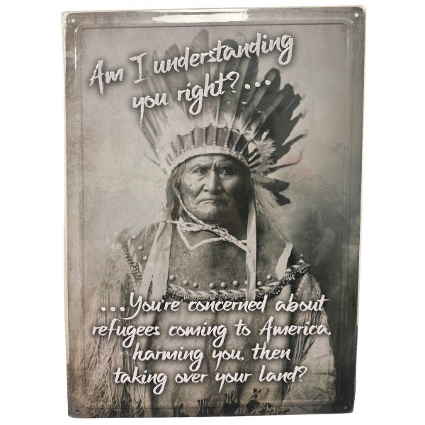 Am I Understanding You Right - #61481 - 17"x12" Metal Tin Signs - The Country Series - 8 For $32.00