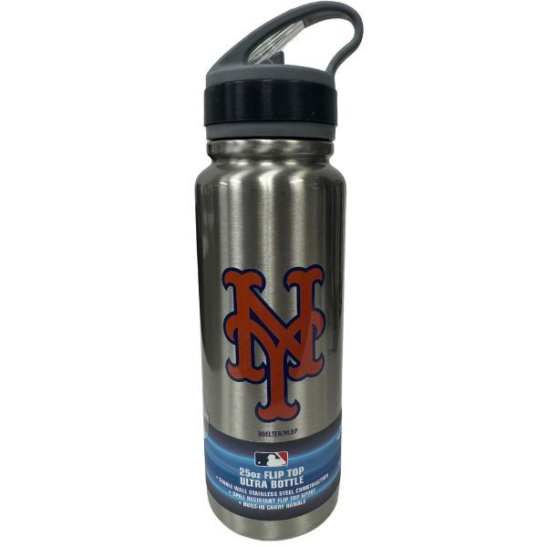 New York Mets - 25OZ Stainless Steel Ultra Water Bottle - Hot/Cold - 4 For $30.00 - Wholesale New York Mets Products - Mets Merchandise