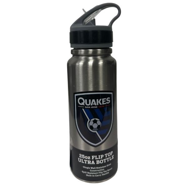 San Jose Quakes FC - Soccer Club - 25OZ Stainless Steel Ultra Water Bottle - Hot/Cold - 4 For $30.00 - San Jose Sharks