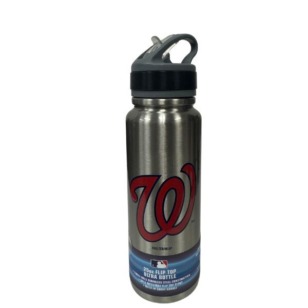 Washington Nationals - 25OZ Stainless Steel Ultra Water Bottle - Hot/Cold - 4 For $30.00 - Wholesale Washington Nationals Products - Nationals Products