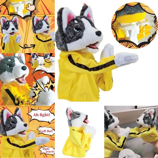 The Punching Wolf - CTR- Puppet With Punching Hands - 12 For $30.00 - Wholesale Mystery Merchandise - Wholesale John Deere - Wholesale Licensed Products