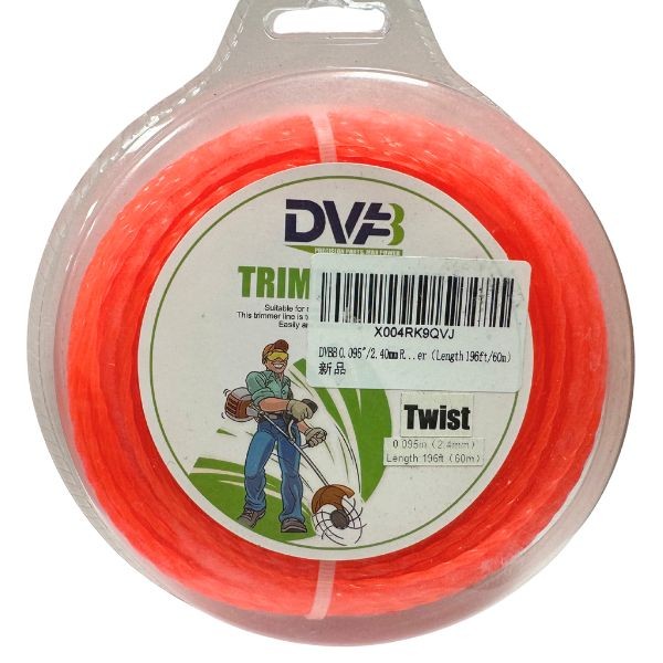 Trimmer Line - 196Foot Spool - .095 Gauge - Weed Eater Line - Peggable - 12 Spools For $36.00