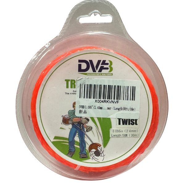 Trimmer Line - 98Foot Spool - .095 Gauge - Weed Eater Line - Peggable - 12 Spools For $30.00