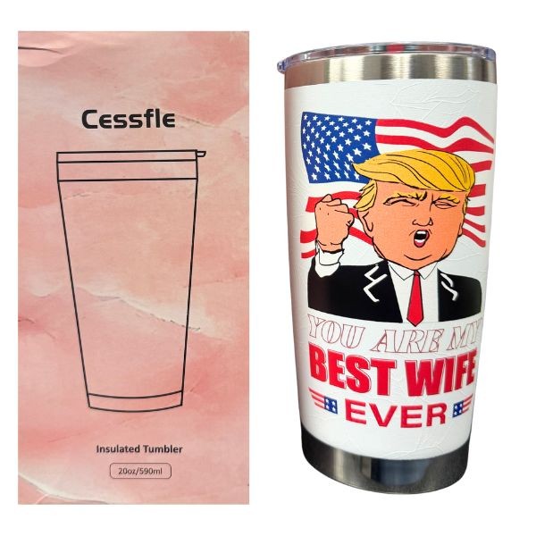Cessfle Drinkware - TRUMP 20OZ Tumblers - Vacuum Sealed - 6 For $30.00