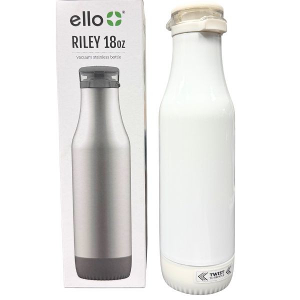 Ello Drinkware - The Riley - 18OZ Vacuum Sealed Stainless Bottle - 6 For $30.00