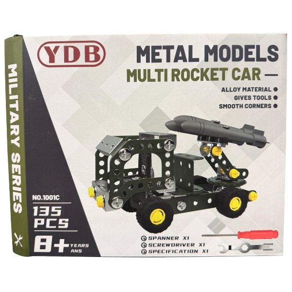 STEM Building - #1001C- 135PC YDB Metal Alloy Building Kit - The Multi Rocket  - 6 Kits For $36.00