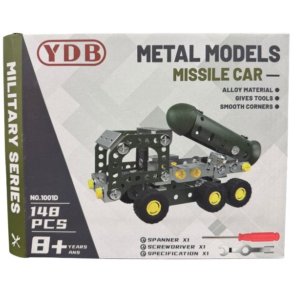 STEM Building - #1001D - 148PC YDB Metal Alloy Building Kit - The Missile Car - 6 Kits For $36.00