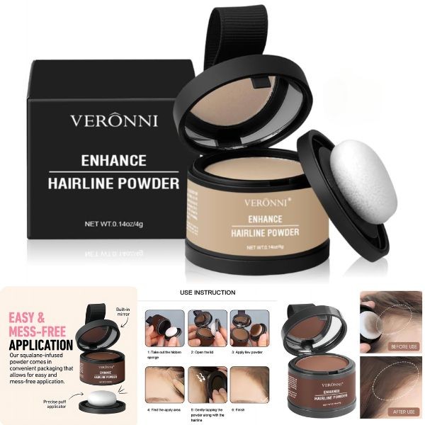 Veronni Beauty - #Light.Blonde - .14OZ Hairline Powder - 12 Jars For $30.00