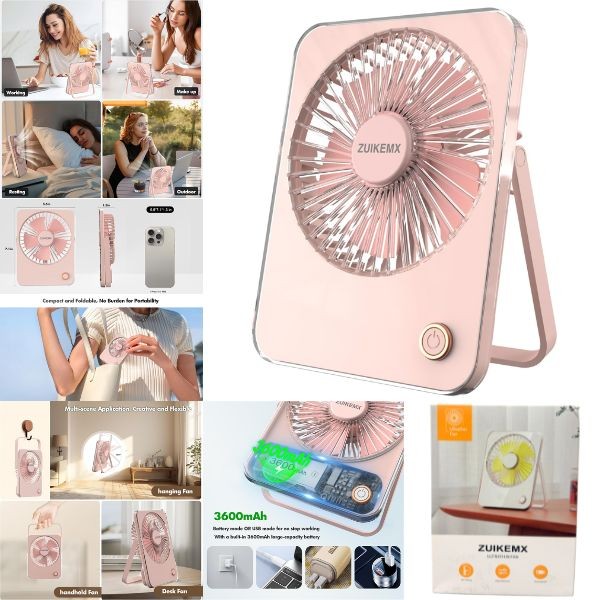 Zuikemx Home - #Ultra.PINK - Table Top Modern Look - USB Charging - 6 For $36.00