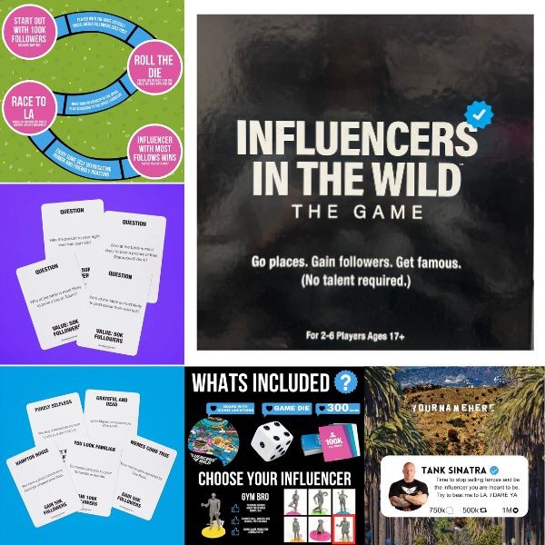 Influencers In The Wild The Game - #GPI-2022 - Social Media Game - 6 For $36.00