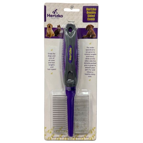 Hertzko Pet - #HPP-53 - Double Sided Pet Comb - For All Pet Sizes - 12 For $30.00