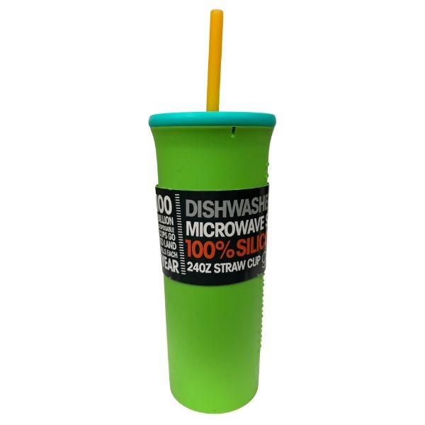 GoSili Drinkware - #004949.LIME - 24OZ 100% Non-Toxic Tumbler - 12 For $36.00