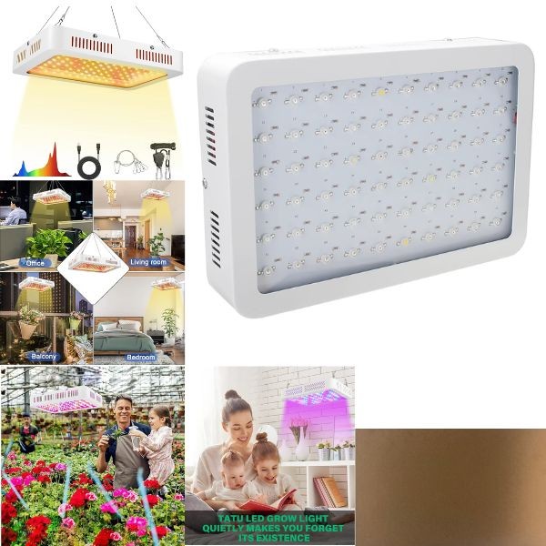 Grow Light - #GFP83 - 1000Watt 12"x8" Premium LED Grow Light - Safety Glasses Included - 2 For $40.00