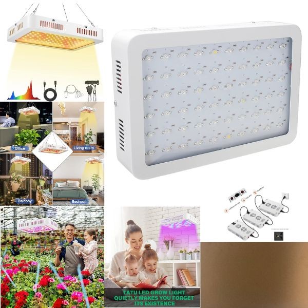 Grow Light - #MR6K1 - 1000Watt 12"x8" Premium LED Grow Light - Safety Glasses Included - 2 For $40.00