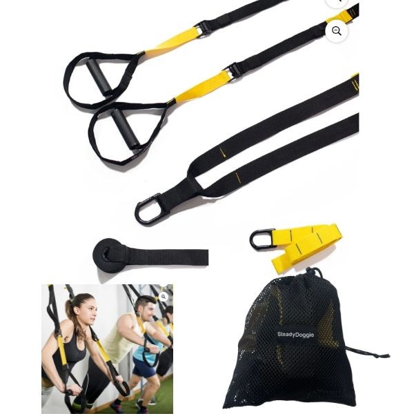 Steady Doggie Fitness - Complete Suspension Training Kit - Mesh Case Included - 8 Kits For $32.00