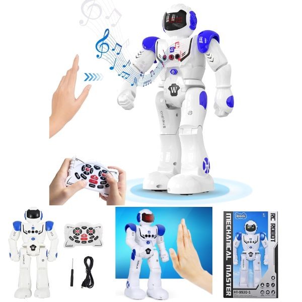 IDOCK Toys - #HT-9930-1 - Remote Control Robot Multi Function - USB Charging - Music, Hand Gesture Movement - 4 For $30.00