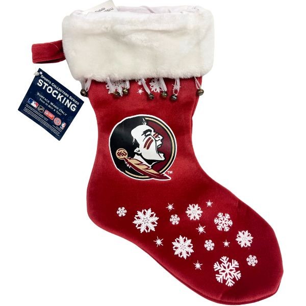 Florida State Seminoles Christmas Stocking - The 16" Bells Style - 8 For $32.00 - Florida State