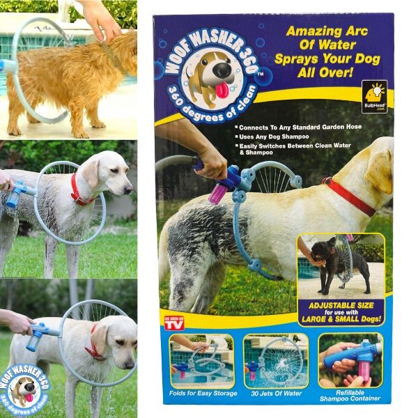 The Woof Washer - As Seen On TV - 360 Full Pet Wash Kit - 6 Kits For $30.00 - Wholesale As Seen On TV Merchandise