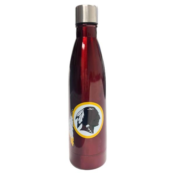 Washington Redskins 18OZ Ultra Water Bottle - #70099 - Stainless Steel - 6 For $36.00 - Wholesale Washington Redskins Products - Redskins Merchandise 2