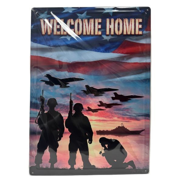 Tin Signs - #40123 - 12"x17" Metal Signs - Welcome Home - 8 For $32.00