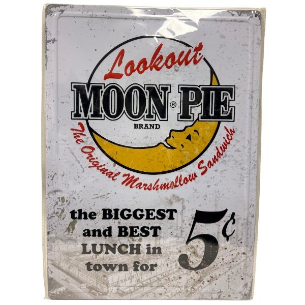 Tin Signs - #41609 - 12"x17" Metal Signs - Biggest Lunch 5Cents - 8 For $32.00