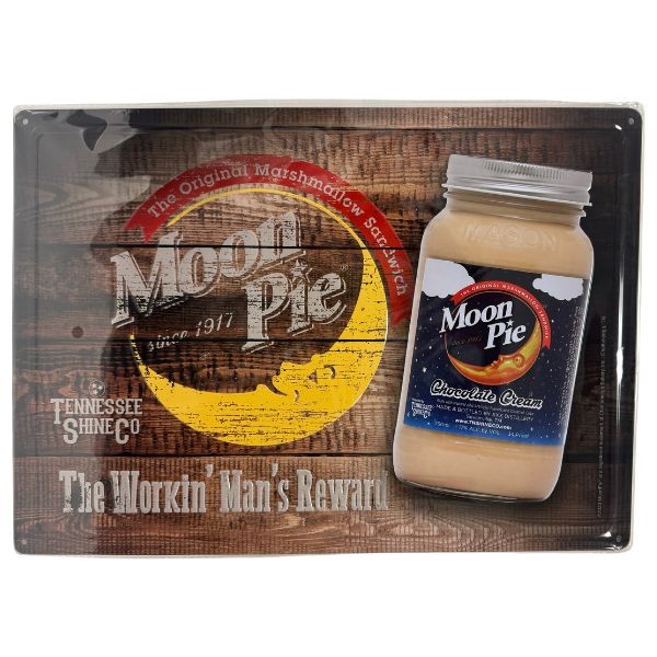 Tin Signs - #41618 - 12"x17" Metal Signs - Moon Pie Since 1917 Tennessee Shine - 8 For $32.00