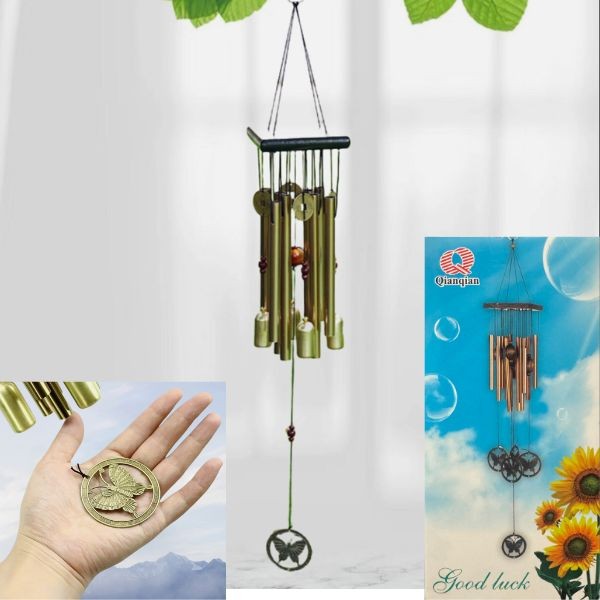 The Butterfly - #QiQi - 21" Windchime - Packaging Varies - The Actual Windchime Is Pictured - 6 For $36.00