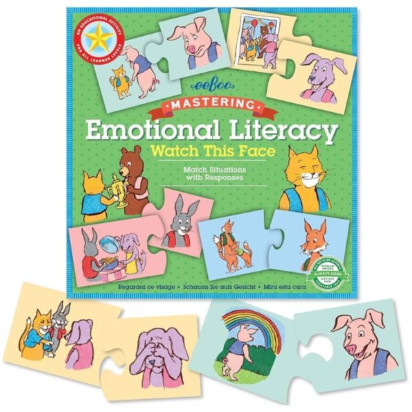 Eeboo - #51084 - Emotional Literacy - Match Situations With Responses - 6 For $30.00