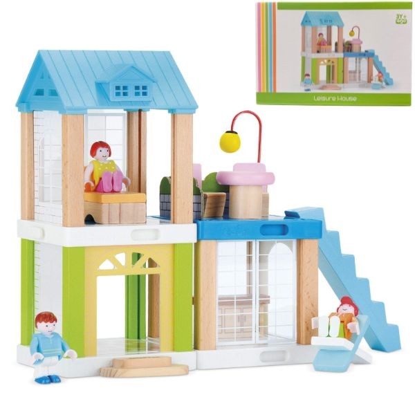 KidBest STEM Toys - The 37PC Leisure House - Premium Wooded Toys - 4 For $34.00