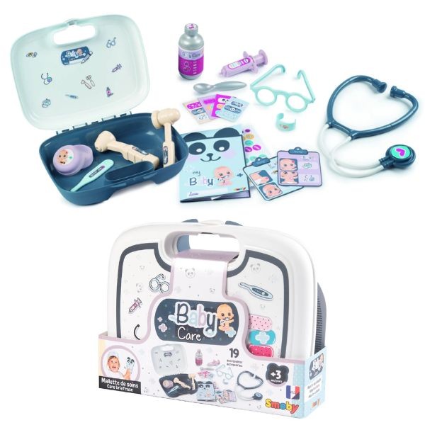 Smoby STEM - #403013 - The 19PC Baby Care Playset - Includes Briefcase Carrying Case - 6 Set For $36.00