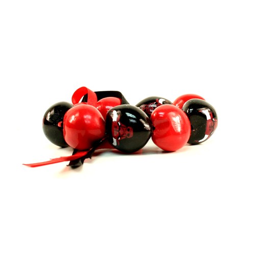 Chicago Bulls Bracelets - KuKui Nut Bracelets - 12 For $36.00 - Chicago Bulls