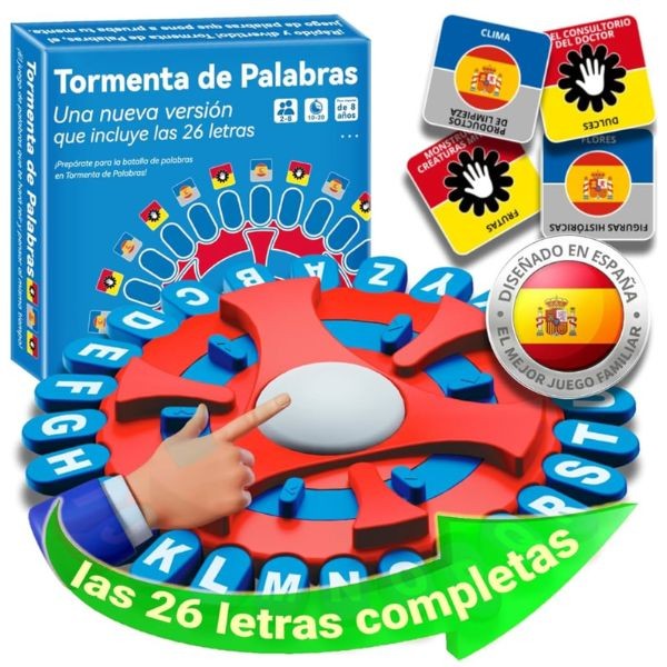 Letters - Spanish Version - Tormenta De Palabras - STEM Building Game Skills - 6 For $30.00