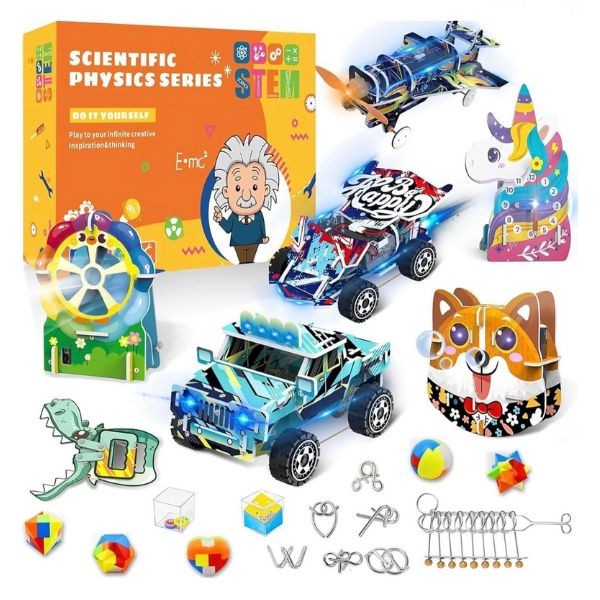 STEM Science Kit - #4.14Wide.49F - Bonus Advent Calendar - 10PC DIY Stem Premium Science Kit - 3 Kits For $30.00 - Wholesale Mystery Merchandise - Wholesale John Deere - Wholesale Licensed Products