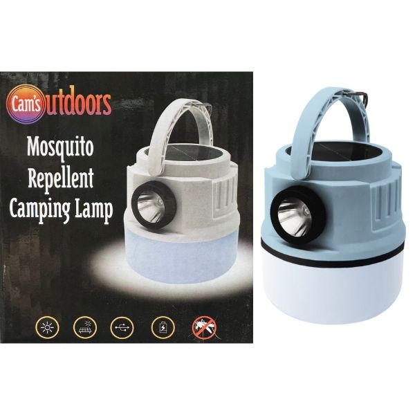 Camping Solar Light - #93705 - Mosquito Repellent - Type C Fast Port Charging - Re-Chargeable - 6 For $36.00