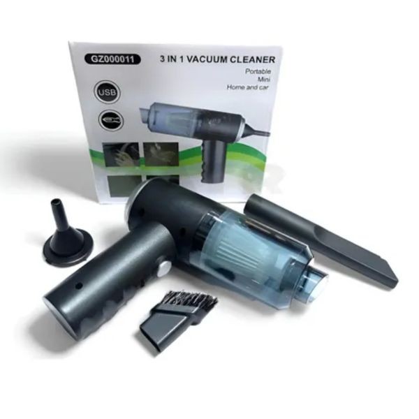 The GZ 3n1 Vacuum Cleaner - #50022 - USB Charging - Portable Mini Vac - Home & Car - 6 For $30.00