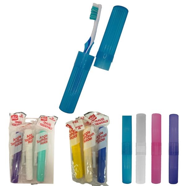 Travel Essentials - Toothbrush Holders - Pot Luck Colors - 48 For $31.20