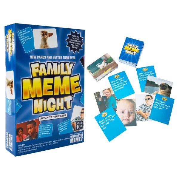 Family Meme Night - #03099 - Match The Funniest Caption To The Photo - 6 For $30.00