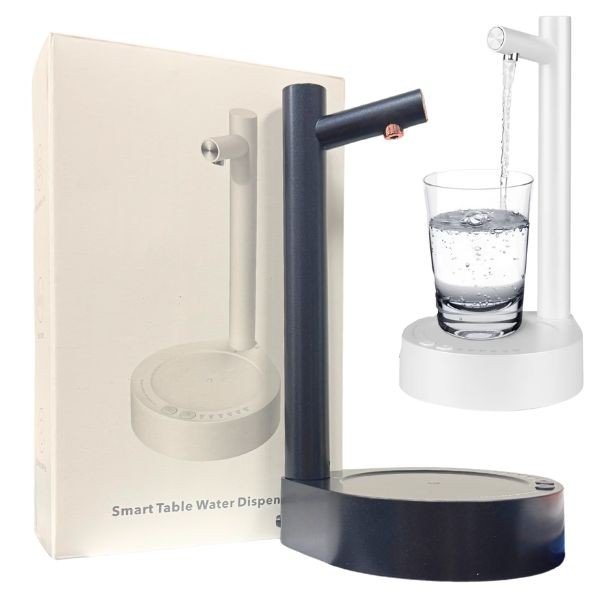 The Smart Table - #Metallic.Blue - Table Top Water Dispenser - C Type USB Rechargeable - 6 For $36.00