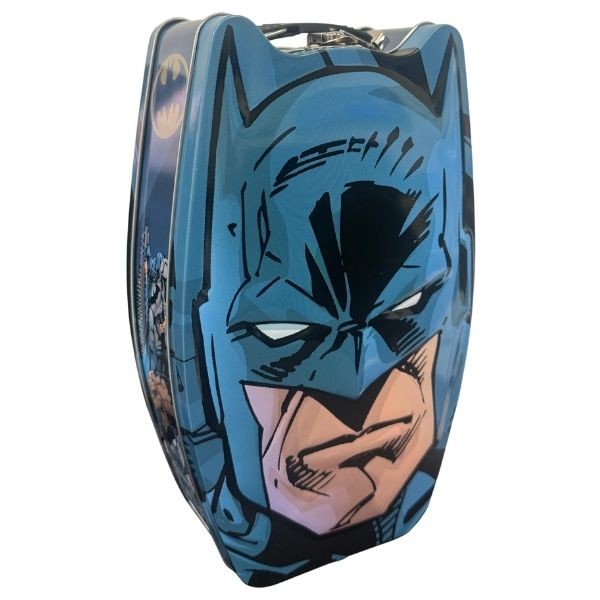 Batman Tin Box - 9" Carry All Tote - Metal Clasp Enclosure - The Tin Box Company - 10 For $35.00
