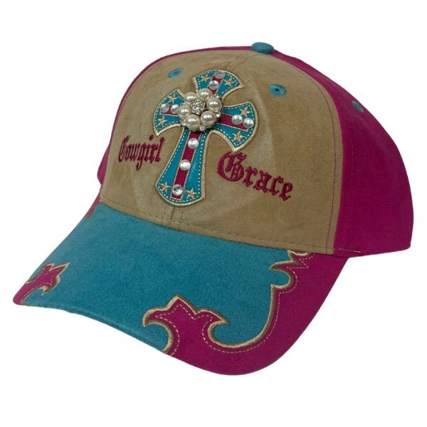 Fashion Caps - #40715 - Cowgirl Grace - Blinged And Beaded - Multi-Color Caps - 4 For $20.00 - Wholesale Apparel - Wholesale NFL Shirts - Wholesale Jerseys
