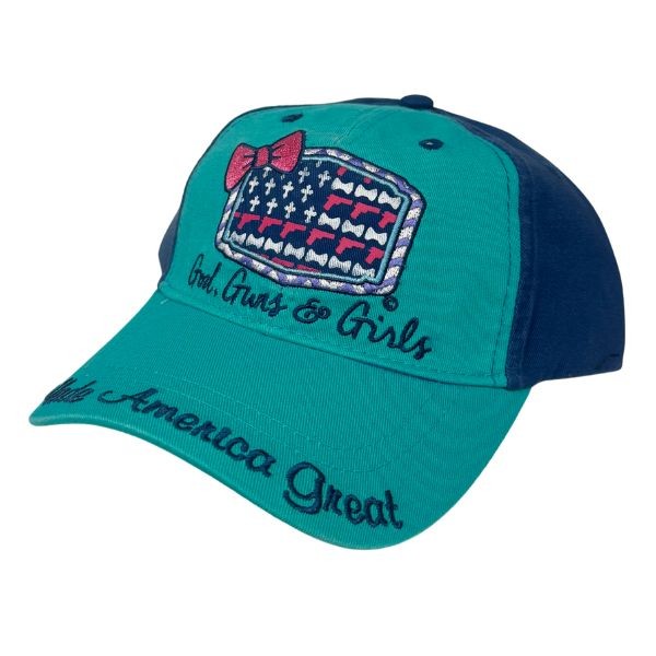 Fashion Caps - #42941 - God, Guns & Girls - Made Great - The Bowtie Style - Adjustable - 4 For $20.00 - Wholesale Apparel - Wholesale NFL Shirts - Wholesale Jerseys