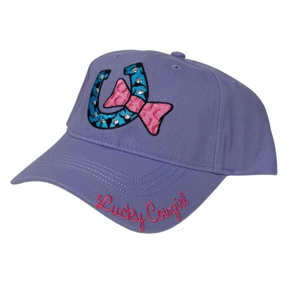 Fashion Caps - #40791 - Lucky Cowgirl - Blinged Horseshoe - Adjustable - 4 For $20.00 - Wholesale Apparel - Wholesale NFL Shirts - Wholesale Jerseys