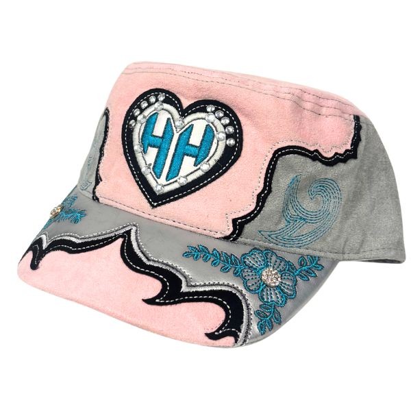 Fashion Caps - #41080 - Light Pink Ranch Cap - Blinged Design - 4 For $20.00 - Wholesale Apparel - Wholesale NFL Shirts - Wholesale Jerseys