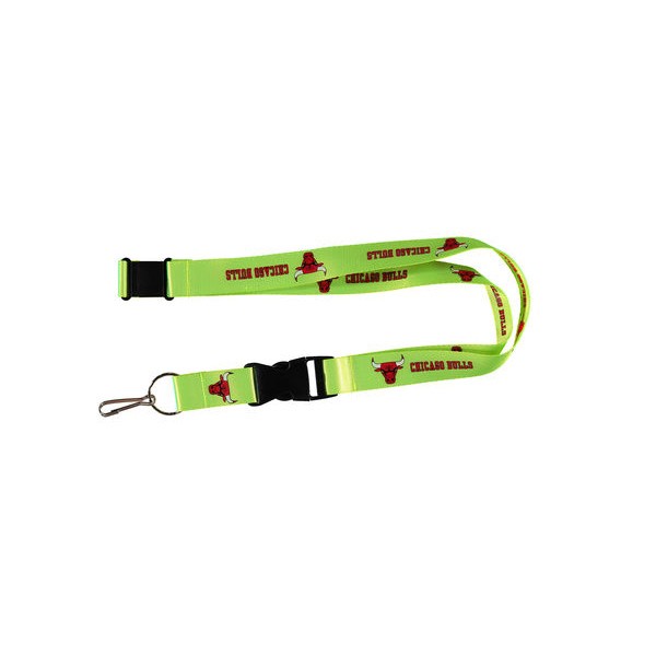 Chicago Bulls Lanyards - Premium 2-Sided FULL Neon - 12 For $30.00 - Chicago Bulls