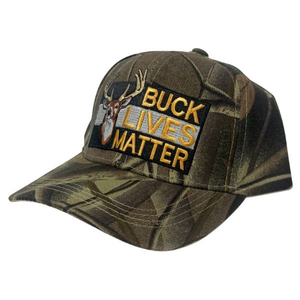 Fashion Caps - #45458 - Bucks Matter - Camo Hunting Caps - Embroidered - Adjustable - 12 For $30.00 - Wholesale Apparel - Wholesale NFL Shirts - Wholesale Jerseys