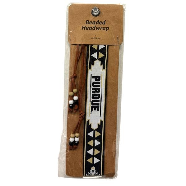 Team Fashion - University Of Purdue - Beaded Headwraps - Leather - 6 For $15.00 - Purdue