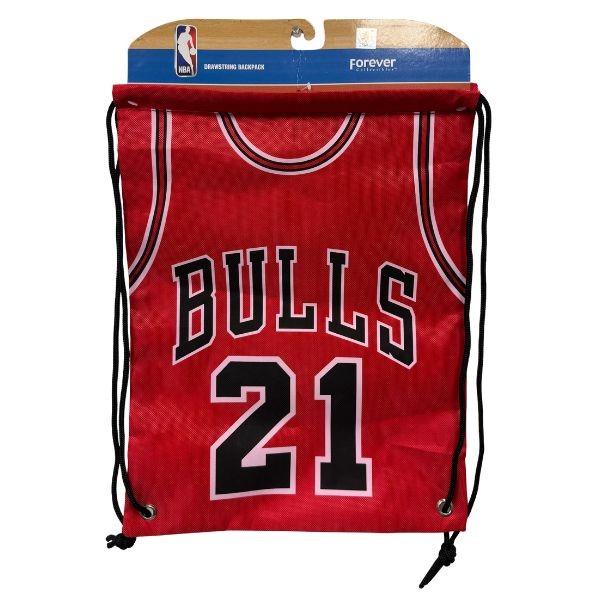 Chicago Bulls - #21 Butler - BackSacks - 17"x13" - Heavy Nylon Construction - Braided Nylon Straps - 6 For $30.00 - Chicago Bulls